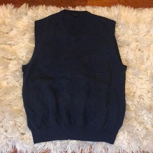 Blue sweater vest